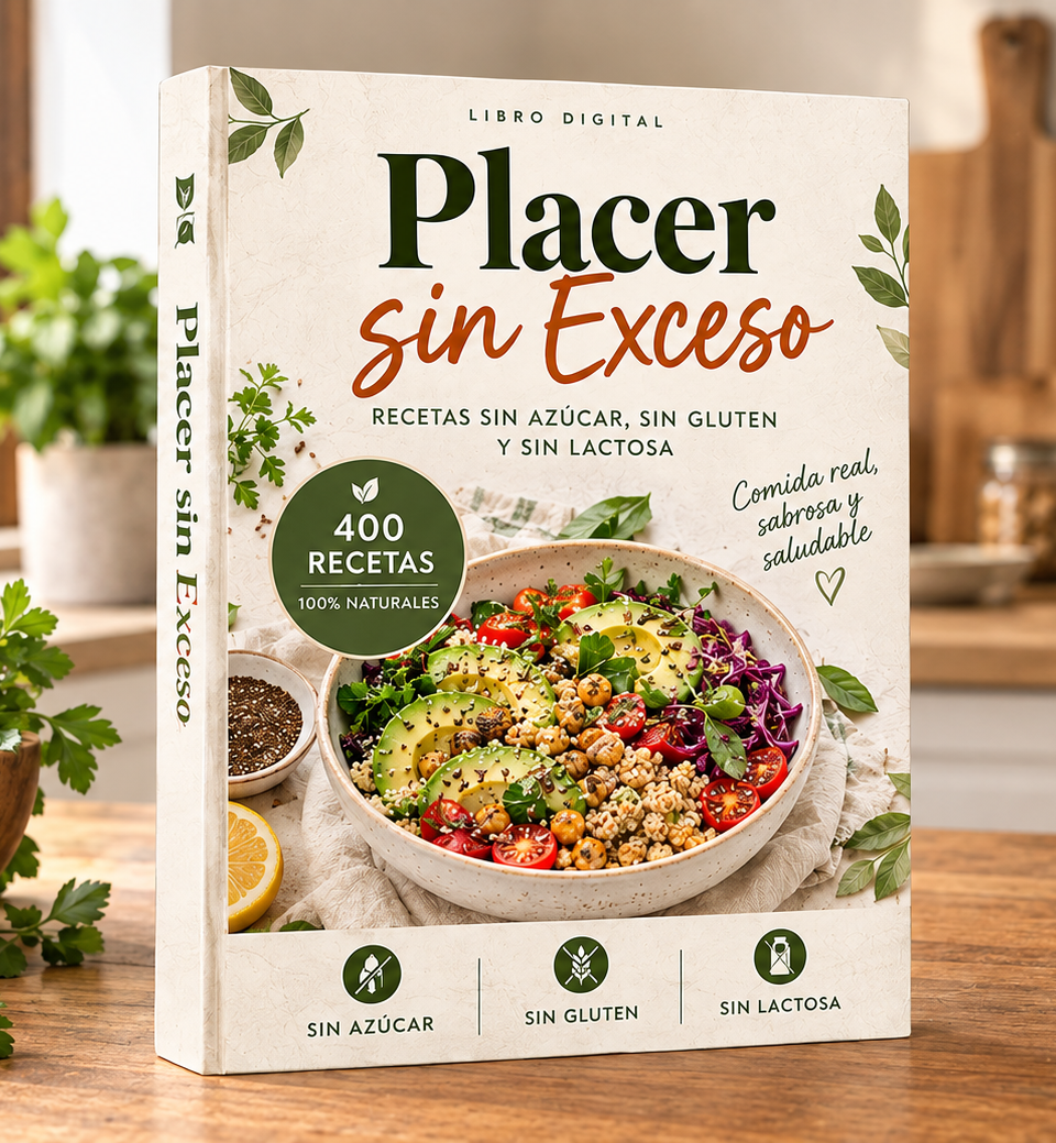 400 recetas sin gluten, sin lactosa, sin azucar añadido + 5 REGALOS